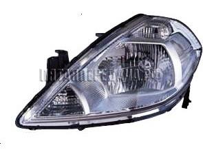 NISSAN TIIDA (05-) фара левая под корректор для Nissan Tiida, Versa  C11, код 26060EE900, фотографии, изображения, фото, где купить, цена, схема