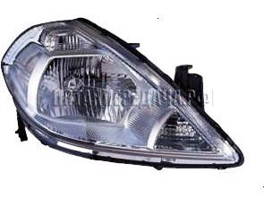 NISSAN TIIDA (05-) фара правая под корректор для Nissan Tiida, Versa  C11, код 26010EE900, фотографии, изображения, фото, где купить, цена, схема