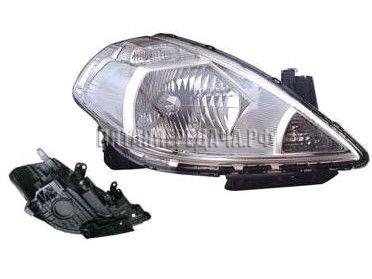 NISSAN TIIDA C11 (04-) фара прав. для Nissan Tiida, Versa  C11, код 26010EE900, фотографии, изображения, фото, где купить, цена, схема
