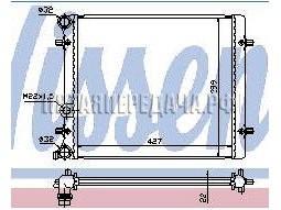SKODA OCTAVIA (96-01), VW BORA (98-), GOLF 4 (97-), SE TOLEDO (99-) радиатор охлаждения для SEAT Toledo 1M , Leon 1M, код 1JO121253G, фотографии, изображения, фото, где купить, цена, схема